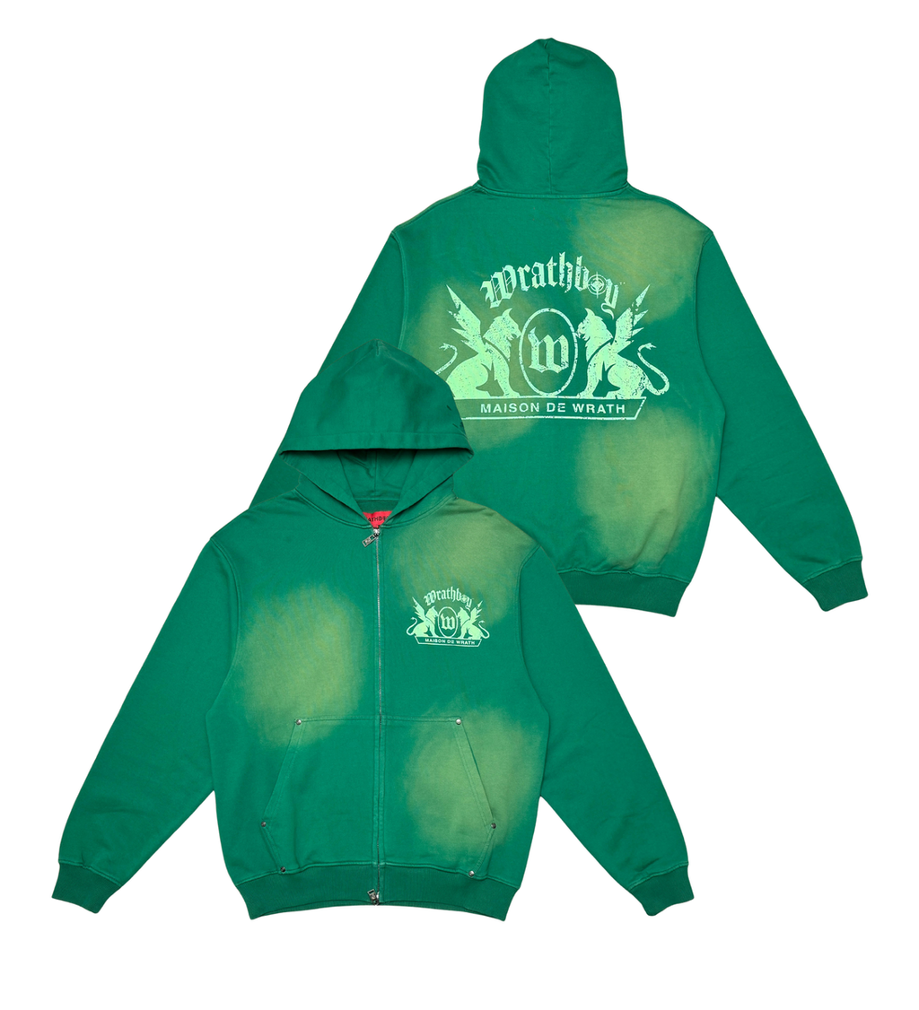 Wrathboy Maison De Wrath Sun-Faded Hoodie