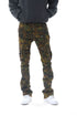 GUNZINII Multi Pocket Cargo Stacked Pants Camo