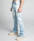 ARMOR JEANS White Slash Slim Jeans