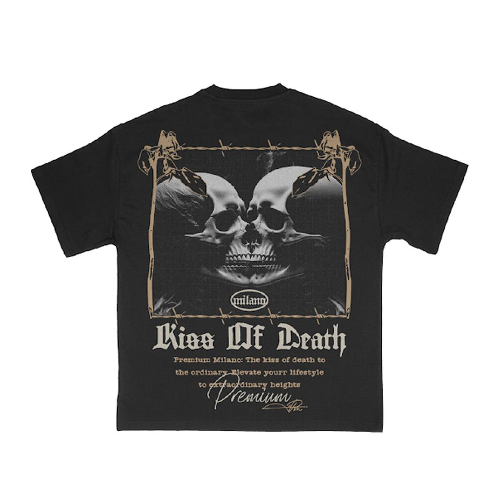 Kiss Of Death Crew Neck T-Shirt Black