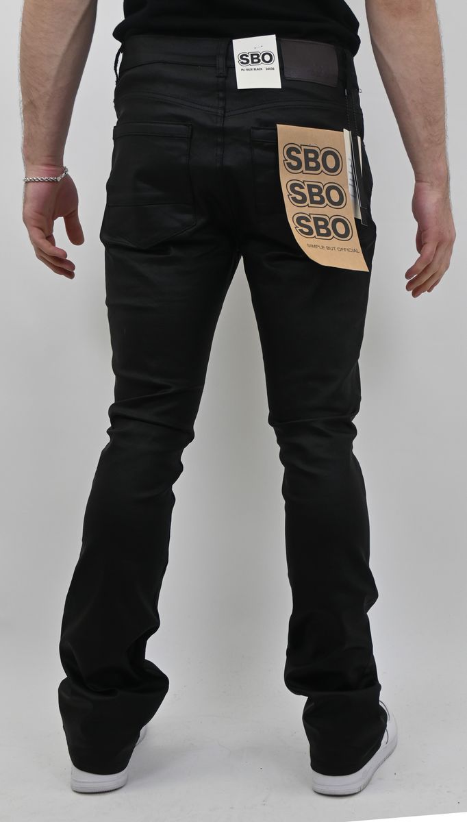 SBO PU STACKED JEANS