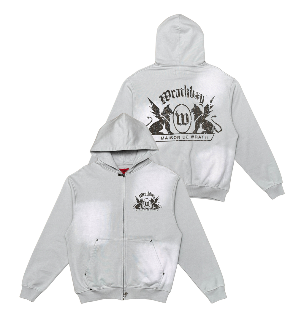 Wrathboy Maison De Wrath Sun-Faded Hoodie